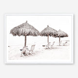 Shop Palm Umbrellas Photo Art Print a coastal themed photography wall art print from The Print Emporium wall artwork collection - Buy Australian made fine art poster and framed prints for the home and your interior decor, TPE-739-AP