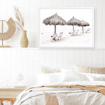 Shop Palm Umbrellas Photo Art Print a coastal themed photography wall art print from The Print Emporium wall artwork collection - Buy Australian made fine art poster and framed prints for the home and your interior decor, TPE-739-AP
