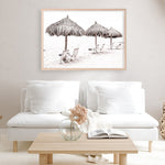 Shop Palm Umbrellas Photo Art Print a coastal themed photography wall art print from The Print Emporium wall artwork collection - Buy Australian made fine art poster and framed prints for the home and your interior decor, TPE-739-AP