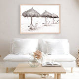 Shop Palm Umbrellas Photo Art Print a coastal themed photography wall art print from The Print Emporium wall artwork collection - Buy Australian made fine art poster and framed prints for the home and your interior decor, TPE-739-AP