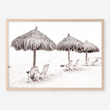 Shop Palm Umbrellas Photo Art Print a coastal themed photography wall art print from The Print Emporium wall artwork collection - Buy Australian made fine art poster and framed prints for the home and your interior decor, TPE-739-AP