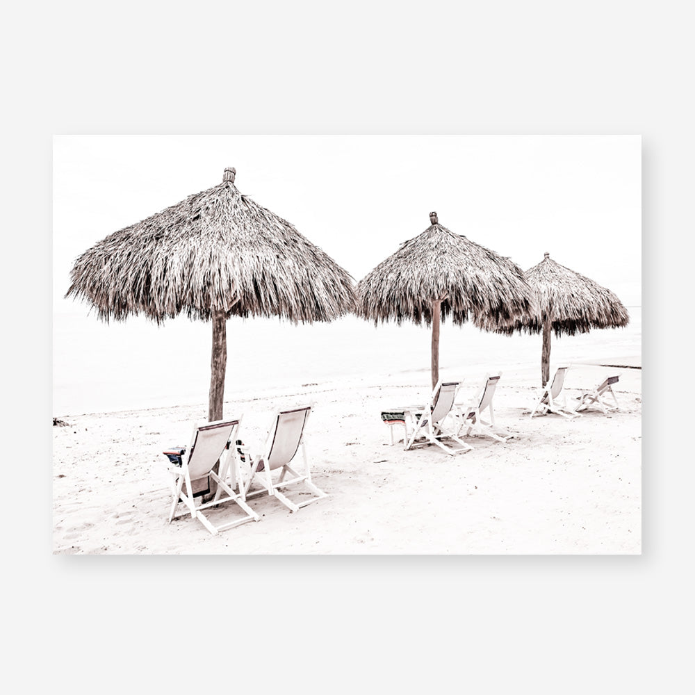 Shop Palm Umbrellas Photo Art Print a coastal themed photography wall art print from The Print Emporium wall artwork collection - Buy Australian made fine art poster and framed prints for the home and your interior decor, TPE-739-AP