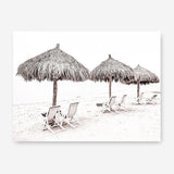 Shop Palm Umbrellas Photo Canvas Print a coastal themed photography framed stretched canvas print from The Print Emporium wall artwork collection - Buy Australian made prints for the home and your interior decor space, TPE-739-CA-35X46-NF