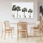 Shop Palm Villa Photo Canvas Print a coastal themed photography framed stretched canvas print from The Print Emporium wall artwork collection - Buy Australian made prints for the home and your interior decor space, TPE-1236-CA-35X46-NF