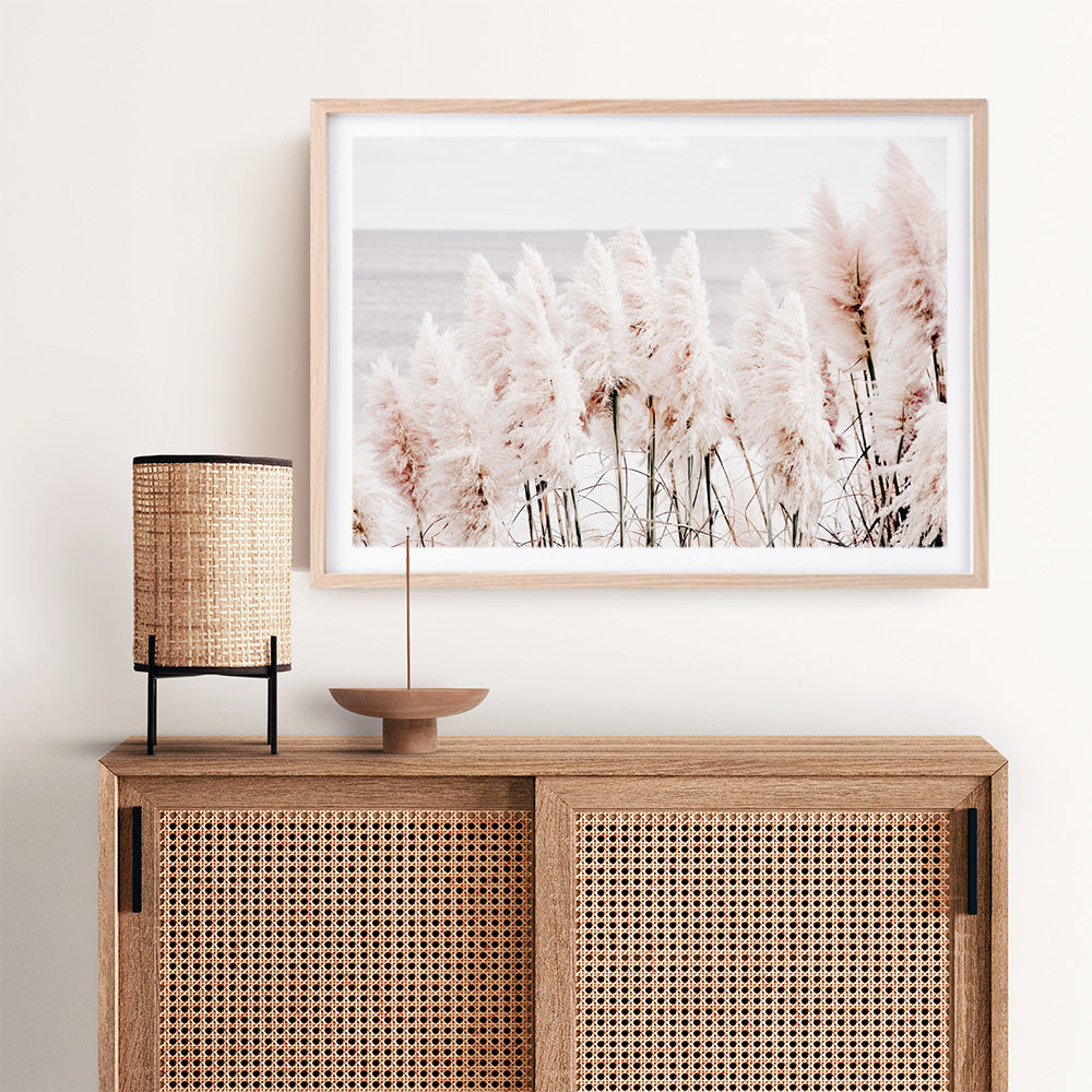 Shop Pampas Grass II Photo Art Print a coastal themed photography wall art print from The Print Emporium wall artwork collection - Buy Australian made fine art poster and framed prints for the home and your interior decor, TPE-785-AP