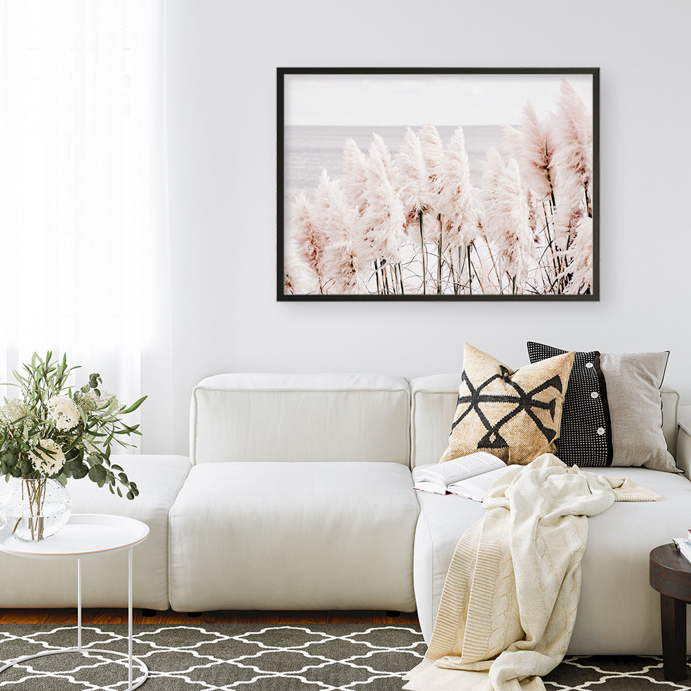Shop Pampas Grass II Photo Art Print a coastal themed photography wall art print from The Print Emporium wall artwork collection - Buy Australian made fine art poster and framed prints for the home and your interior decor, TPE-785-AP
