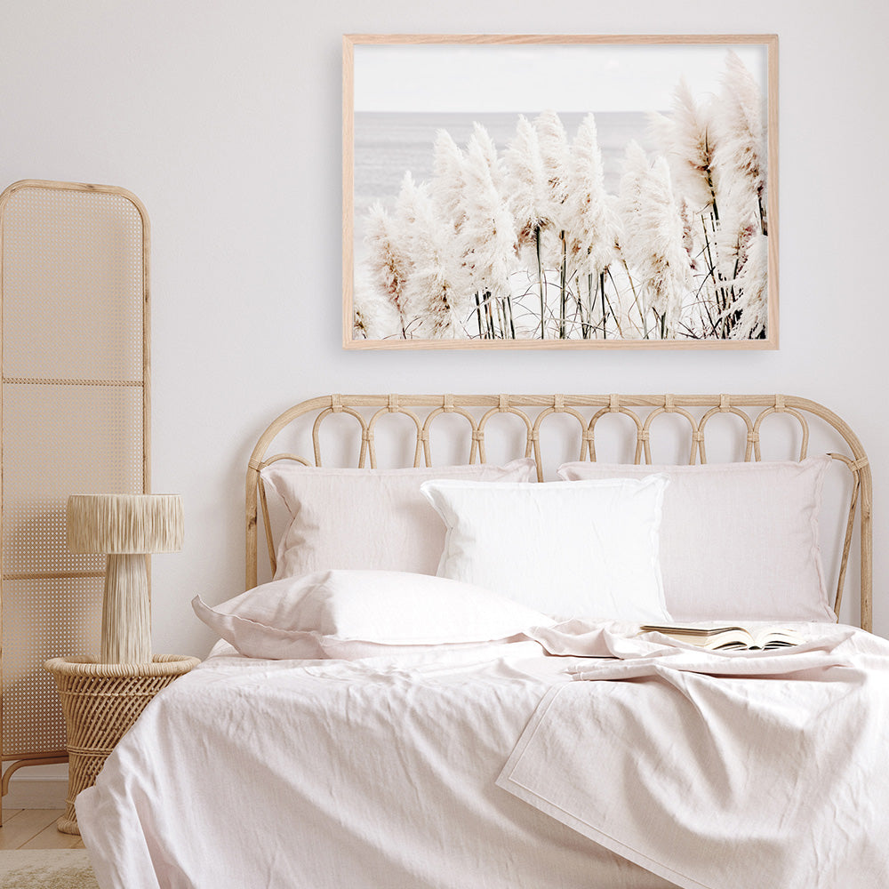 Shop Pampas Grass Photo Art Print a coastal themed photography wall art print from The Print Emporium wall artwork collection - Buy Australian made fine art poster and framed prints for the home and your interior decor, TPE-784-AP