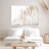 Shop Pampas Grass Reeds Photo Canvas Print a coastal themed photography framed stretched canvas print from The Print Emporium wall artwork collection - Buy Australian made prints for the home and your interior decor space, TPE-1091-CA-35X46-NF