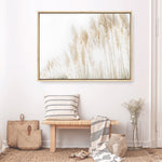 Shop Pampas Grass Reeds Photo Canvas Print a coastal themed photography framed stretched canvas print from The Print Emporium wall artwork collection - Buy Australian made prints for the home and your interior decor space, TPE-1091-CA-35X46-NF