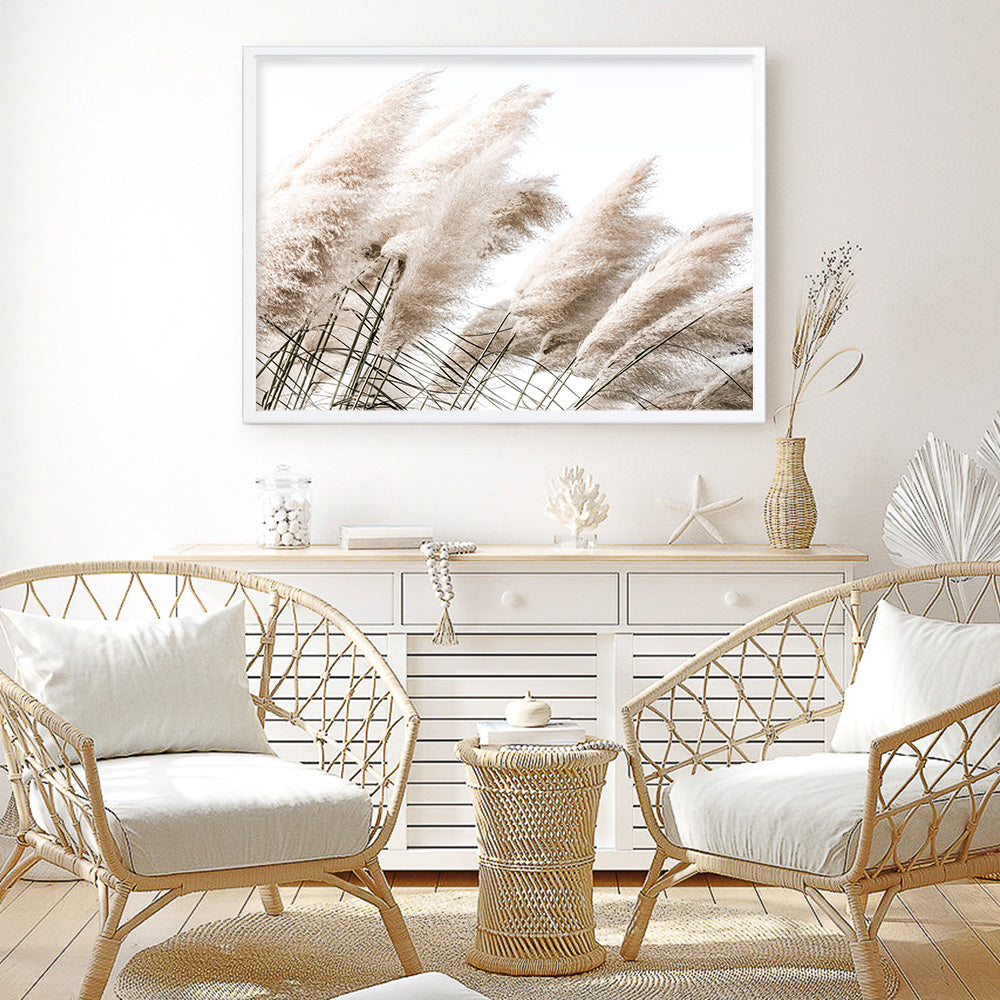 Shop Pampas Photo Art Print a coastal themed photography wall art print from The Print Emporium wall artwork collection - Buy Australian made fine art poster and framed prints for the home and your interior decor, TPE-851-AP