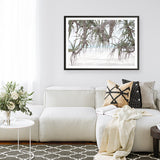 Shop Pandanus Palm Beach Photo Art Print a coastal themed photography wall art print from The Print Emporium wall artwork collection - Buy Australian made fine art poster and framed prints for the home and your interior decor, TPE-1166-AP