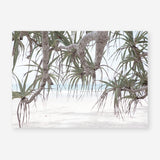 Shop Pandanus Palm Beach Photo Art Print a coastal themed photography wall art print from The Print Emporium wall artwork collection - Buy Australian made fine art poster and framed prints for the home and your interior decor, TPE-1166-AP