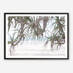 Shop Pandanus Palm Beach Photo Art Print a coastal themed photography wall art print from The Print Emporium wall artwork collection - Buy Australian made fine art poster and framed prints for the home and your interior decor, TPE-1166-AP