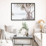 Shop Pandanus Palm Tree Photo Art Print a coastal themed photography wall art print from The Print Emporium wall artwork collection - Buy Australian made fine art poster and framed prints for the home and your interior decor, TPE-1069-AP