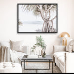 Shop Pandanus Palm Tree Photo Canvas Print a coastal themed photography framed stretched canvas print from The Print Emporium wall artwork collection - Buy Australian made prints for the home and your interior decor space