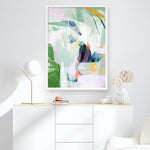 Shop Paradise Sunrise I Art Print a painted abstract themed wall art print from The Print Emporium wall artwork collection - Buy Australian made fine art painting style poster and framed prints for the home and your interior decor room, TPE-PC-HN056-AP
