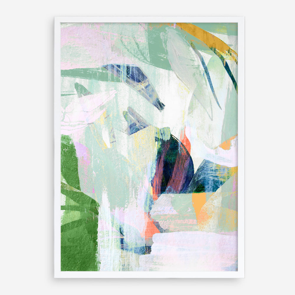 Shop Paradise Sunrise I Art Print a painted abstract themed wall art print from The Print Emporium wall artwork collection - Buy Australian made fine art painting style poster and framed prints for the home and your interior decor room, TPE-PC-HN056-AP