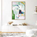 Shop Paradise Sunrise I Canvas Print a painted abstract themed framed canvas wall art print from The Print Emporium artwork collection - Buy Australian made fine art painting style stretched canvas prints for the home and your interior decor space, TPE-PC-HN056-CA-35X46-NF