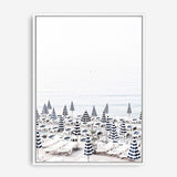 Shop Parasols I Photo Canvas Print a coastal themed photography framed stretched canvas print from The Print Emporium wall artwork collection - Buy Australian made prints for the home and your interior decor space, TPE-562-CA-35X46-NF