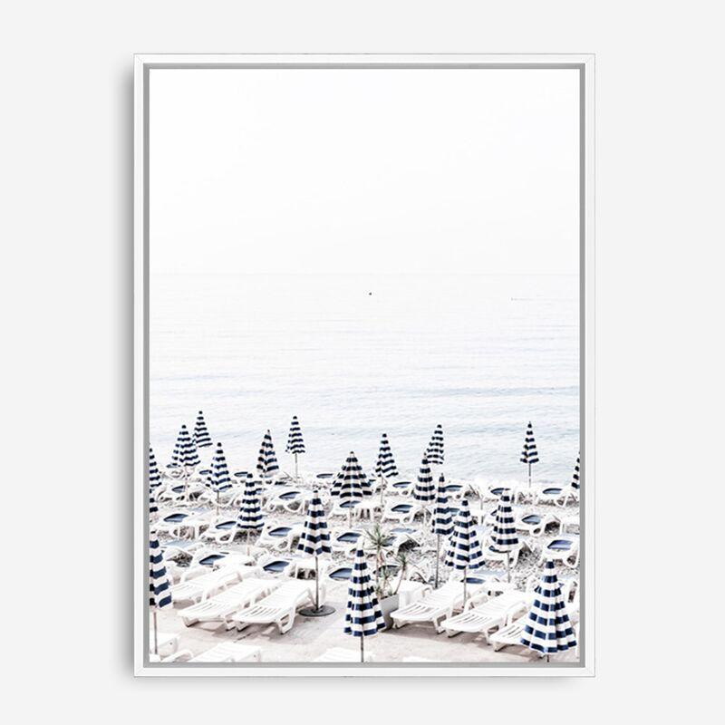 Shop Parasols I Photo Canvas Print a coastal themed photography framed stretched canvas print from The Print Emporium wall artwork collection - Buy Australian made prints for the home and your interior decor space, TPE-562-CA-35X46-NF