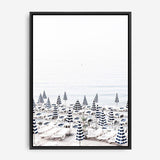 Shop Parasols I Photo Canvas Print a coastal themed photography framed stretched canvas print from The Print Emporium wall artwork collection - Buy Australian made prints for the home and your interior decor space, TPE-562-CA-35X46-NF