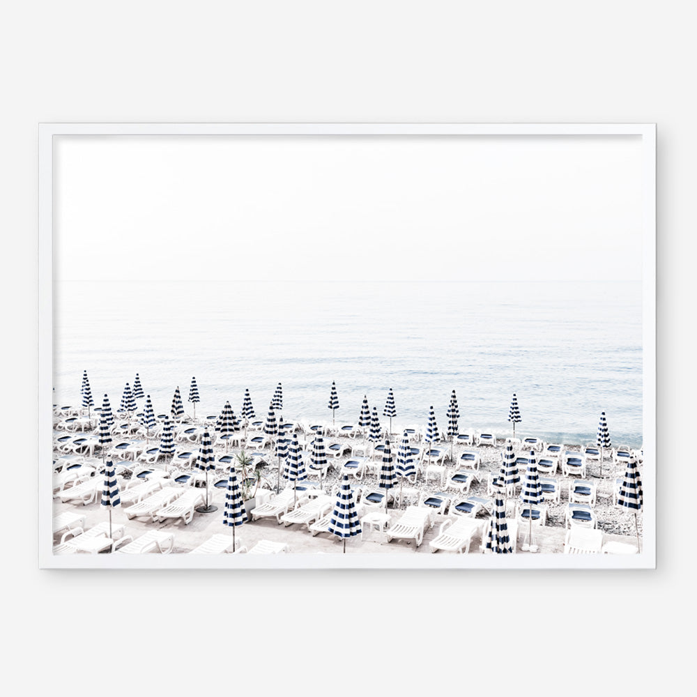 Shop Parasols III Photo Art Print a coastal themed photography wall art print from The Print Emporium wall artwork collection - Buy Australian made fine art poster and framed prints for the home and your interior decor, TPE-561-AP