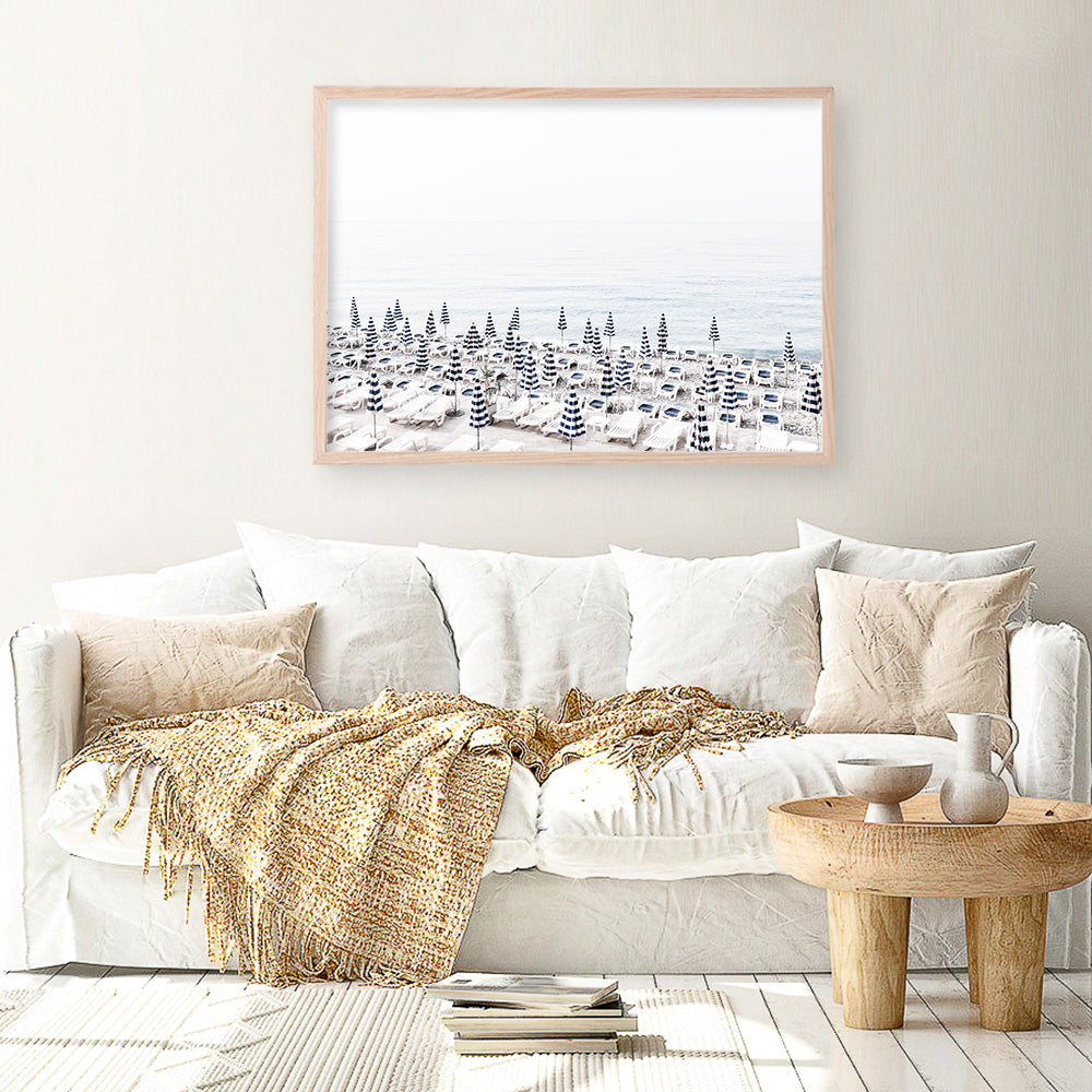 Shop Parasols III Photo Art Print a coastal themed photography wall art print from The Print Emporium wall artwork collection - Buy Australian made fine art poster and framed prints for the home and your interior decor, TPE-561-AP