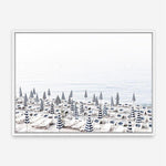 Shop Parasols III Photo Canvas Print a coastal themed photography framed stretched canvas print from The Print Emporium wall artwork collection - Buy Australian made prints for the home and your interior decor space, TPE-561-CA-35X46-NF