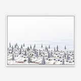 Shop Parasols III Photo Canvas Print a coastal themed photography framed stretched canvas print from The Print Emporium wall artwork collection - Buy Australian made prints for the home and your interior decor space, TPE-561-CA-35X46-NF