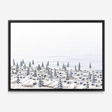 Shop Parasols III Photo Canvas Print a coastal themed photography framed stretched canvas print from The Print Emporium wall artwork collection - Buy Australian made prints for the home and your interior decor space, TPE-561-CA-35X46-NF