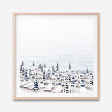Shop Parasols IV (Square) Photo Art Print a coastal themed photography wall art print from The Print Emporium wall artwork collection - Buy Australian made fine art poster and framed prints for the home and your interior decor, TPE-564-AP
