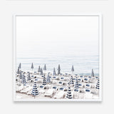 Shop Parasols IV (Square) Photo Art Print a coastal themed photography wall art print from The Print Emporium wall artwork collection - Buy Australian made fine art poster and framed prints for the home and your interior decor, TPE-564-AP