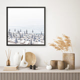 Shop Parasols IV (Square) Photo Art Print a coastal themed photography wall art print from The Print Emporium wall artwork collection - Buy Australian made fine art poster and framed prints for the home and your interior decor, TPE-564-AP