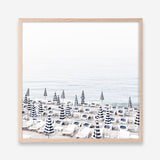 Shop Parasols IV (Square) Photo Art Print a coastal themed photography wall art print from The Print Emporium wall artwork collection - Buy Australian made fine art poster and framed prints for the home and your interior decor, TPE-564-AP