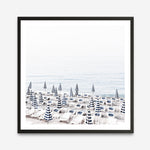 Shop Parasols IV (Square) Photo Art Print a coastal themed photography wall art print from The Print Emporium wall artwork collection - Buy Australian made fine art poster and framed prints for the home and your interior decor, TPE-564-AP