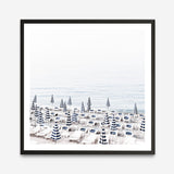 Shop Parasols IV (Square) Photo Art Print a coastal themed photography wall art print from The Print Emporium wall artwork collection - Buy Australian made fine art poster and framed prints for the home and your interior decor, TPE-564-AP