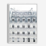 Shop Paris Building II Canvas Print a Paris France Fashion style themed painted framed canvas wall art print from The Print Emporium artwork collection - Buy Australian made fine art painting style stretched canvas prints for the home and your interior decor space, TPE-655-CA-35X46-NF