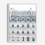 Shop Paris Building II Canvas Print a Paris France Fashion style themed painted framed canvas wall art print from The Print Emporium artwork collection - Buy Australian made fine art painting style stretched canvas prints for the home and your interior decor space, TPE-655-CA-35X46-NF