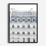 Shop Paris Building II Canvas Print a Paris France Fashion style themed painted framed canvas wall art print from The Print Emporium artwork collection - Buy Australian made fine art painting style stretched canvas prints for the home and your interior decor space, TPE-655-CA-35X46-NF