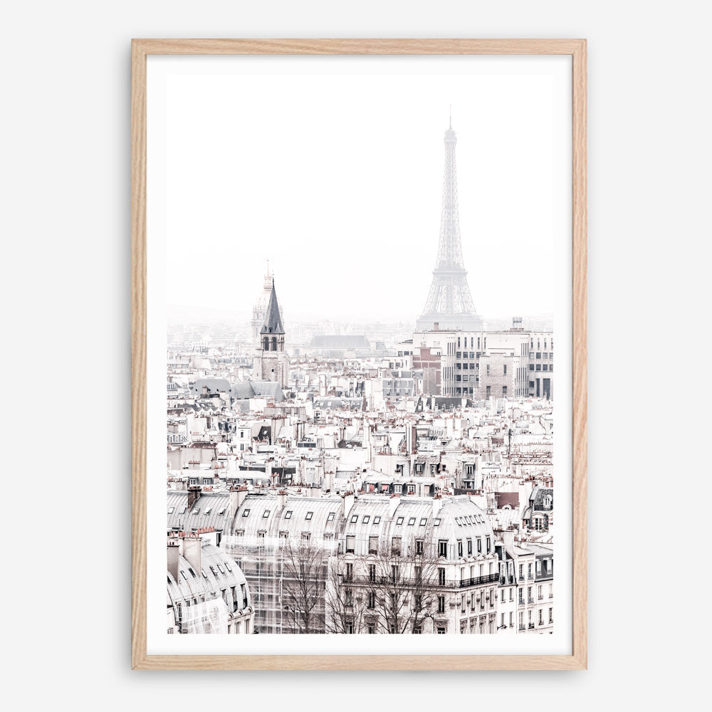 Shop Paris Rooftops Photo Art Print an Eiffel Tower France themed photography wall art print from The Print Emporium wall artwork collection - Buy Australian made fine art poster and framed prints for the home and your interior decor room, TPE-747-AP