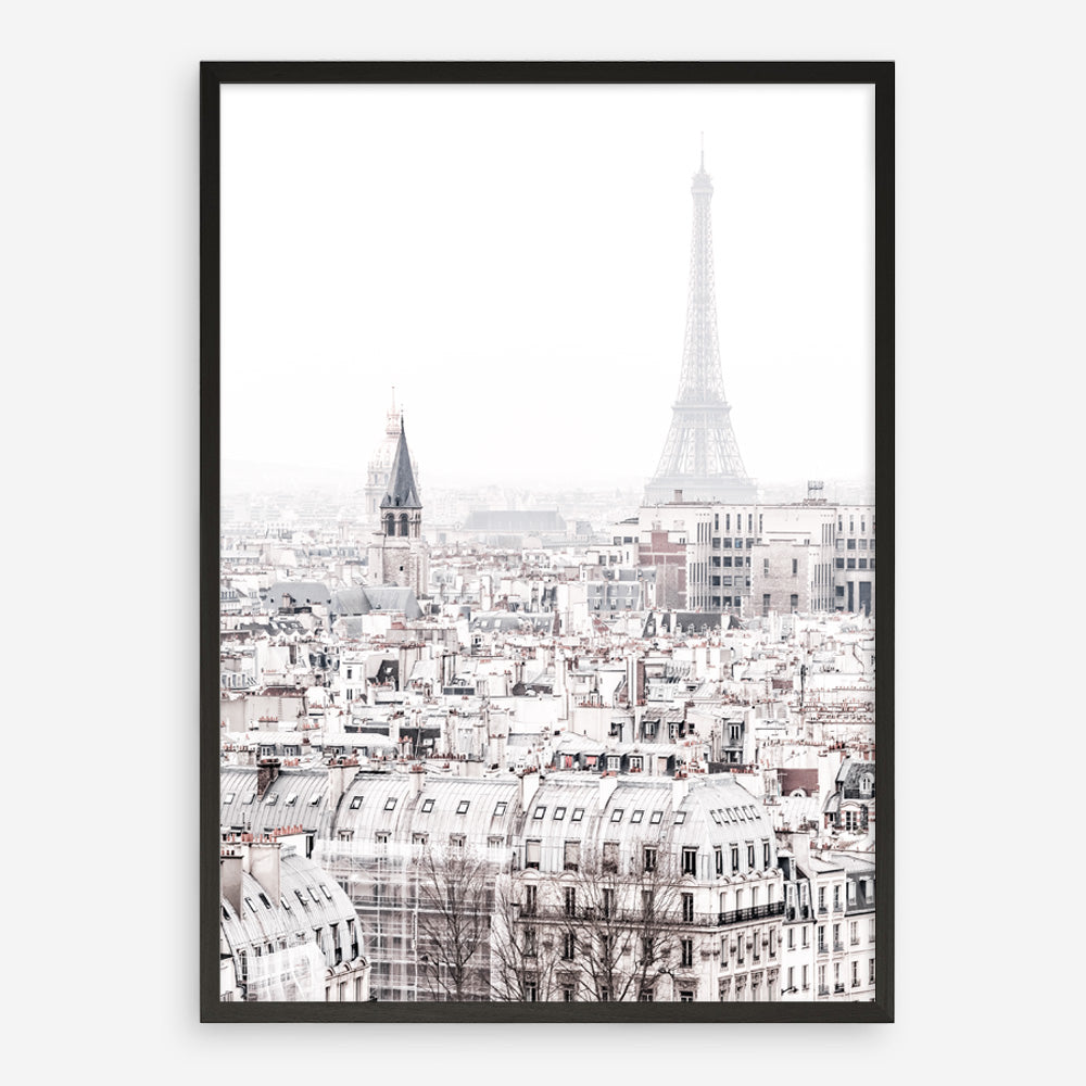 Shop Paris Rooftops Photo Art Print an Eiffel Tower France themed photography wall art print from The Print Emporium wall artwork collection - Buy Australian made fine art poster and framed prints for the home and your interior decor room, TPE-747-AP