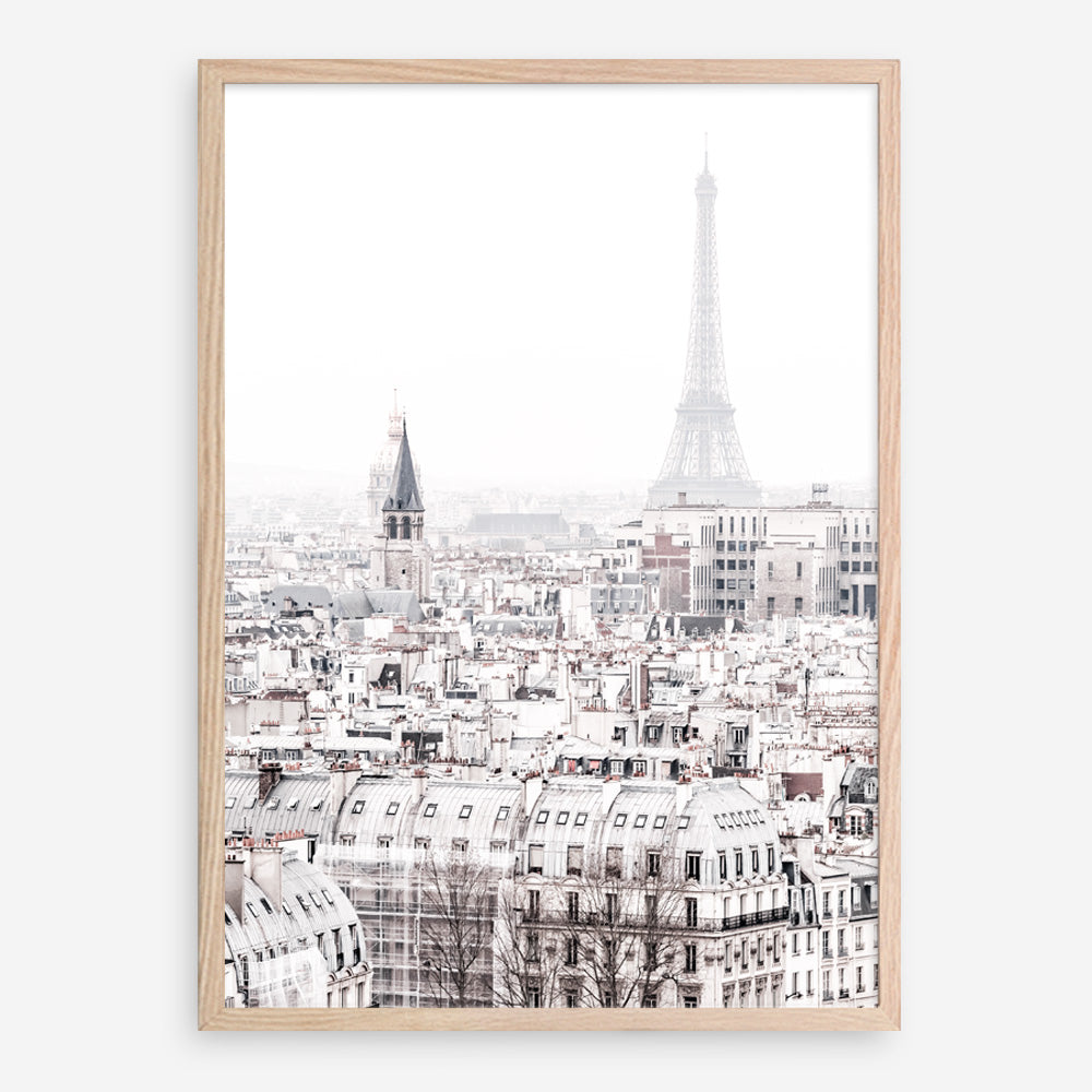 Shop Paris Rooftops Photo Art Print an Eiffel Tower France themed photography wall art print from The Print Emporium wall artwork collection - Buy Australian made fine art poster and framed prints for the home and your interior decor room, TPE-747-AP