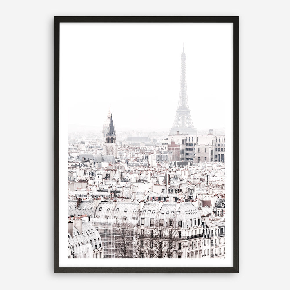 Shop Paris Rooftops Photo Art Print an Eiffel Tower France themed photography wall art print from The Print Emporium wall artwork collection - Buy Australian made fine art poster and framed prints for the home and your interior decor room, TPE-747-AP