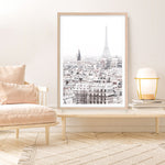 Shop Paris Rooftops Photo Art Print an Eiffel Tower France themed photography wall art print from The Print Emporium wall artwork collection - Buy Australian made fine art poster and framed prints for the home and your interior decor room, TPE-747-AP
