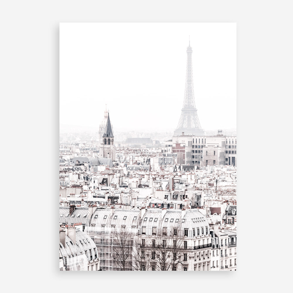 Shop Paris Rooftops Photo Art Print an Eiffel Tower France themed photography wall art print from The Print Emporium wall artwork collection - Buy Australian made fine art poster and framed prints for the home and your interior decor room, TPE-747-AP