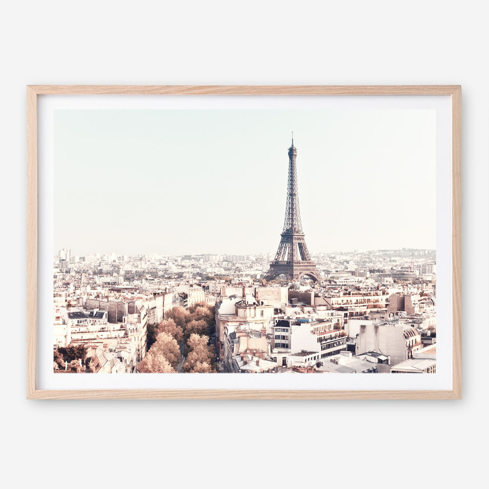 Shop Paris Skyline Photo Art Print an Eiffel Tower France themed photography wall art print from The Print Emporium wall artwork collection - Buy Australian made fine art poster and framed prints for the home and your interior decor room, TPE-297-AP