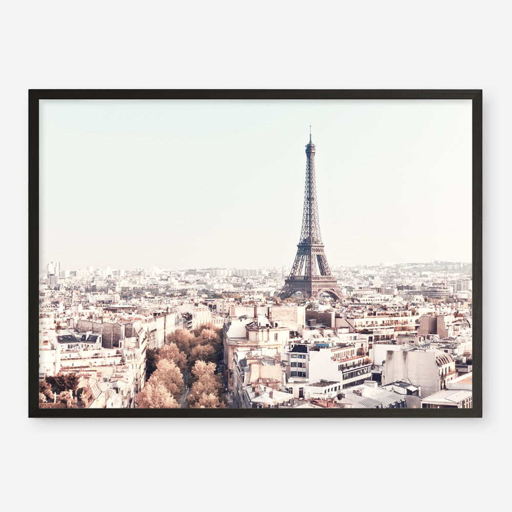Shop Paris Skyline Photo Art Print an Eiffel Tower France themed photography wall art print from The Print Emporium wall artwork collection - Buy Australian made fine art poster and framed prints for the home and your interior decor room, TPE-297-AP