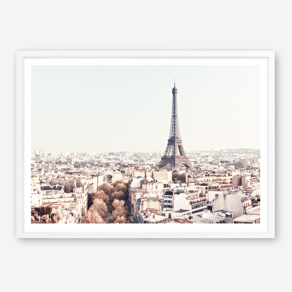 Shop Paris Skyline Photo Art Print an Eiffel Tower France themed photography wall art print from The Print Emporium wall artwork collection - Buy Australian made fine art poster and framed prints for the home and your interior decor room, TPE-297-AP
