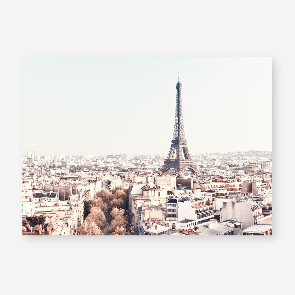 Shop Paris Skyline Photo Art Print an Eiffel Tower France themed photography wall art print from The Print Emporium wall artwork collection - Buy Australian made fine art poster and framed prints for the home and your interior decor room, TPE-297-AP
