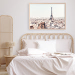 Shop Paris Skyline Photo Art Print an Eiffel Tower France themed photography wall art print from The Print Emporium wall artwork collection - Buy Australian made fine art poster and framed prints for the home and your interior decor room, TPE-297-AP